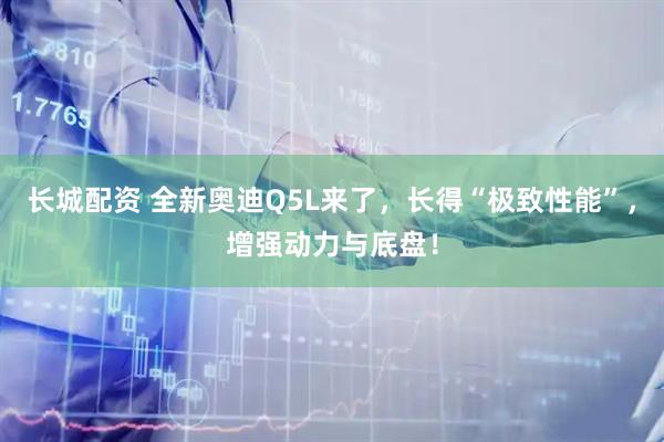 长城配资 全新奥迪Q5L来了，长得“极致性能”，增强动力与底盘！